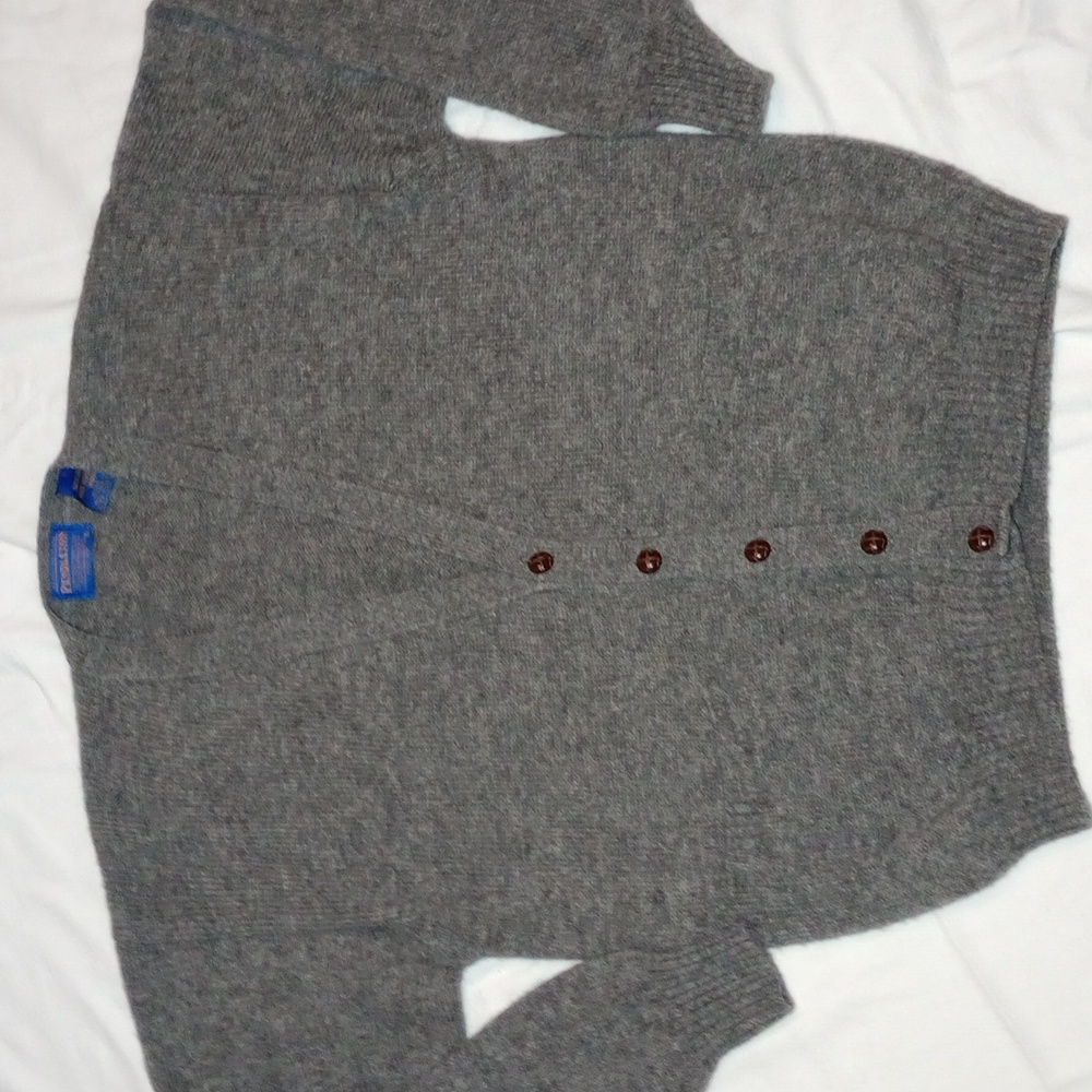 Pendleton Gray Cardigan Sweater